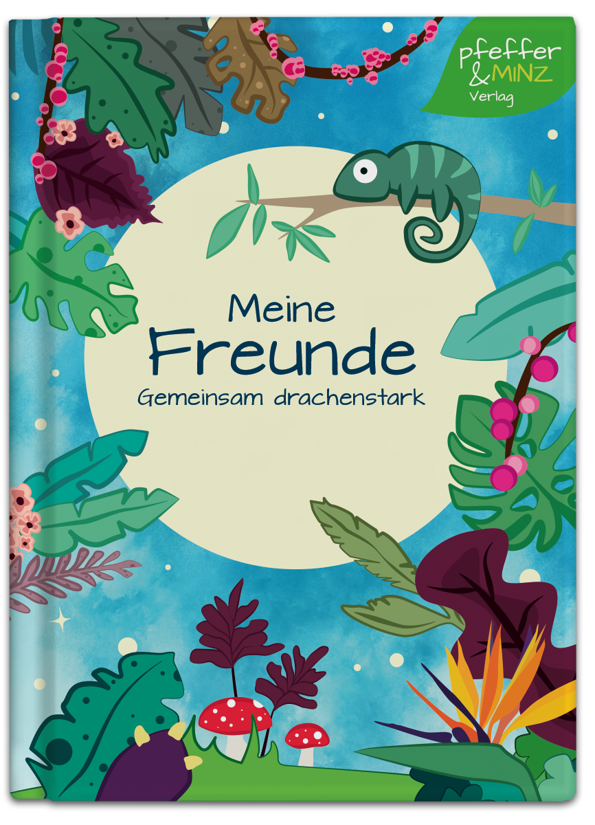 Mockup Cover Kinderbuch - Meine Freunde - Eintragealbum